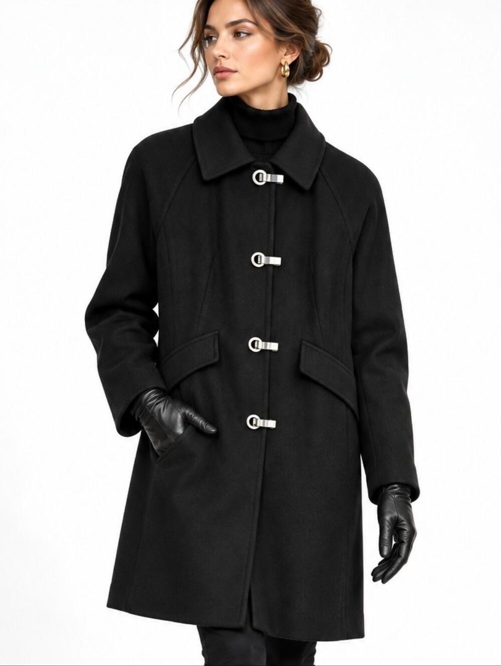 London Fog Trench Coat Toggle Clasps